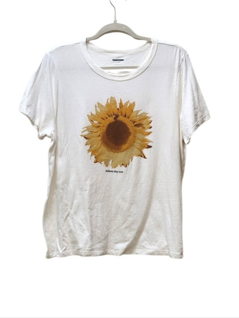 OLD NAVY sunflower Tee Size Large - Picture 2 of 7